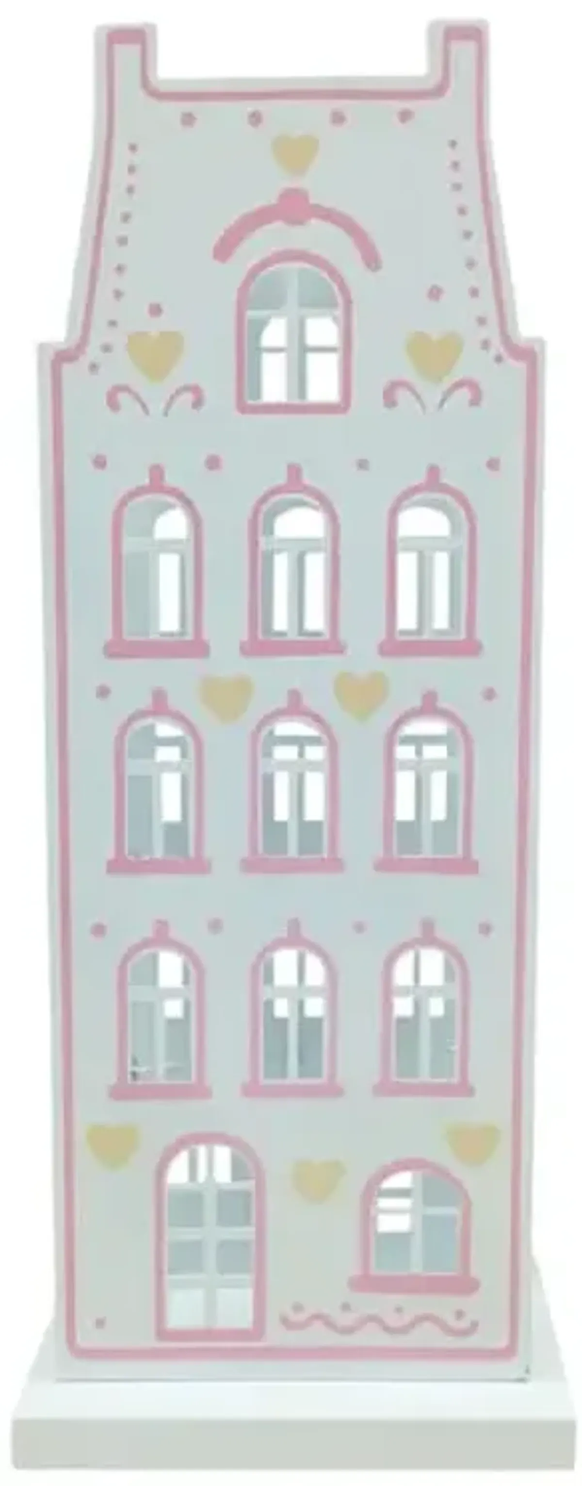 LED Metal Gingerbread House, 29.3"