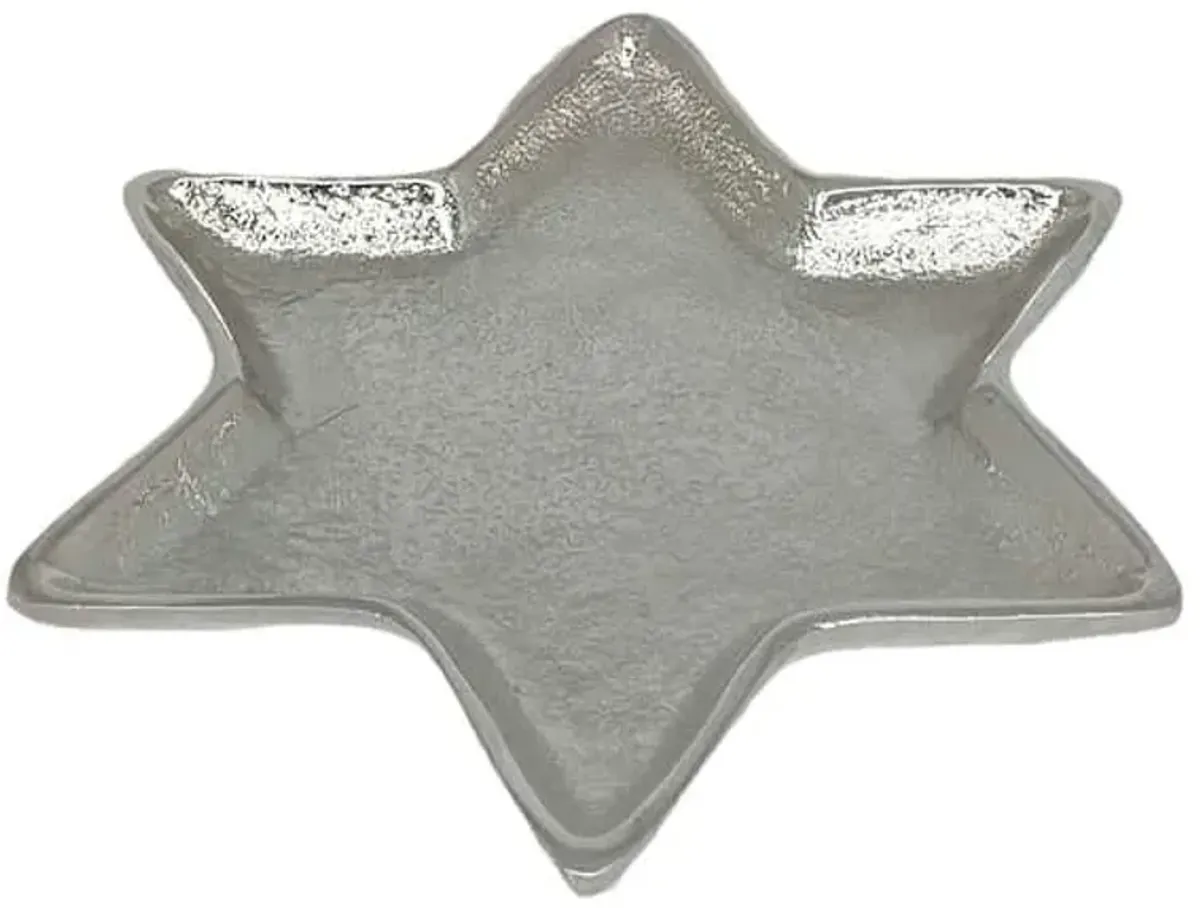 Six Pointed Star Trinket Tray, 6"
