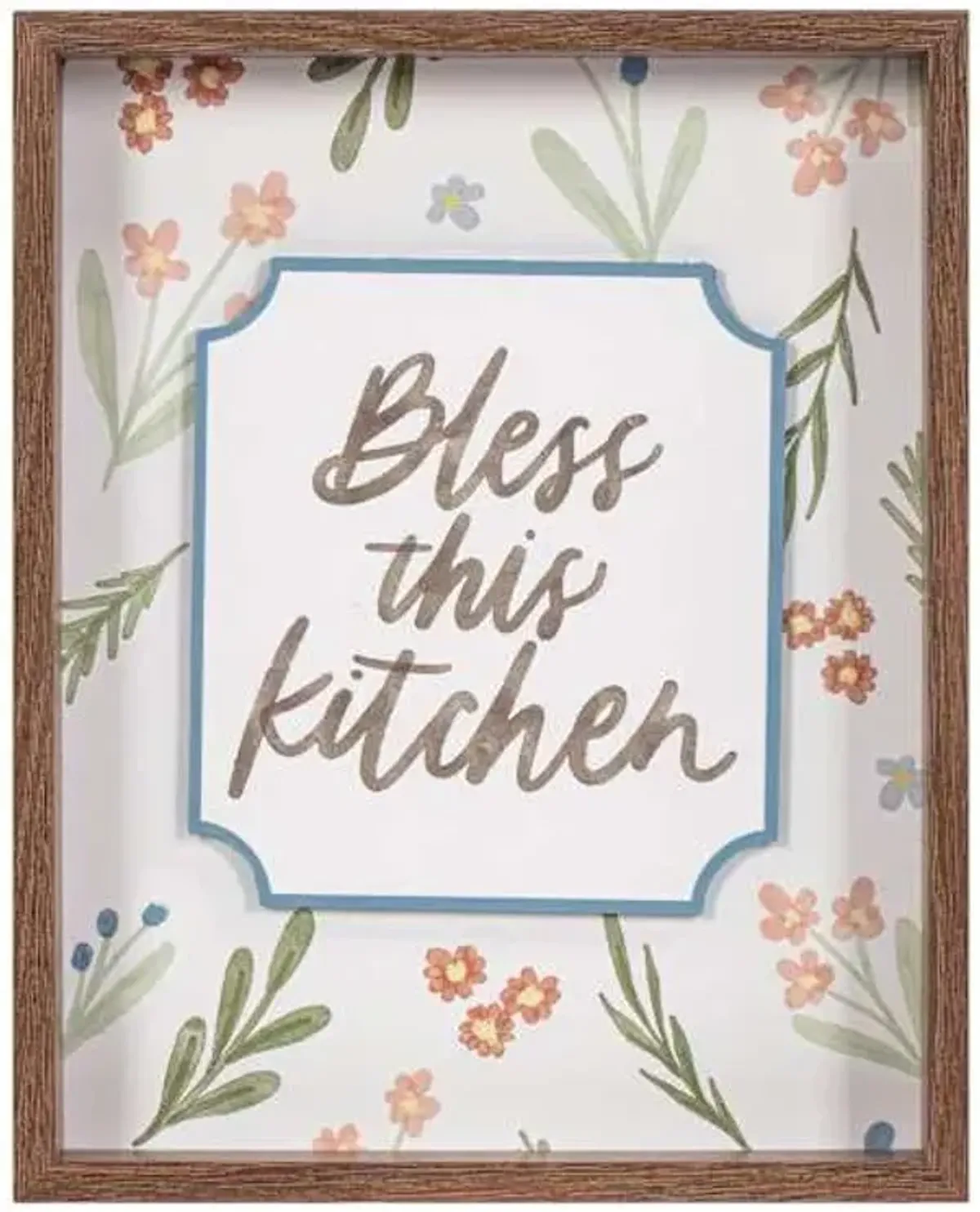 Bless This Kitchen Table Sign, 8x10