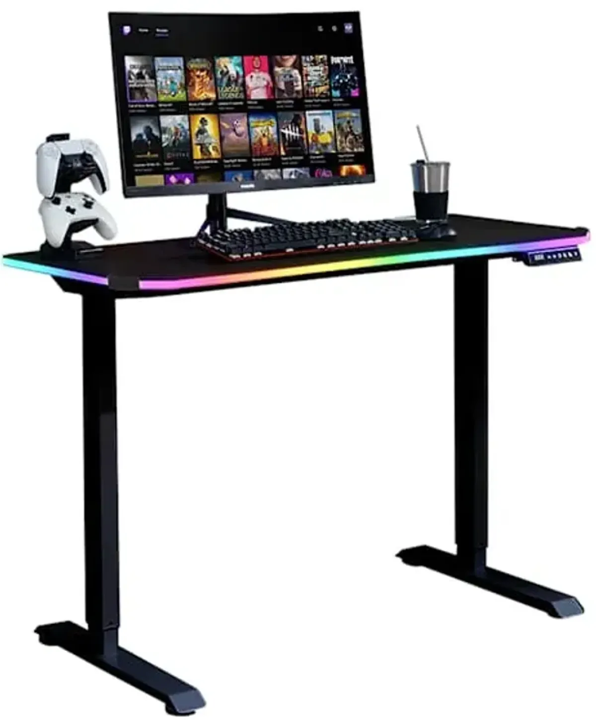 X-Rocker Aurora Gaming Desk, Extra Large