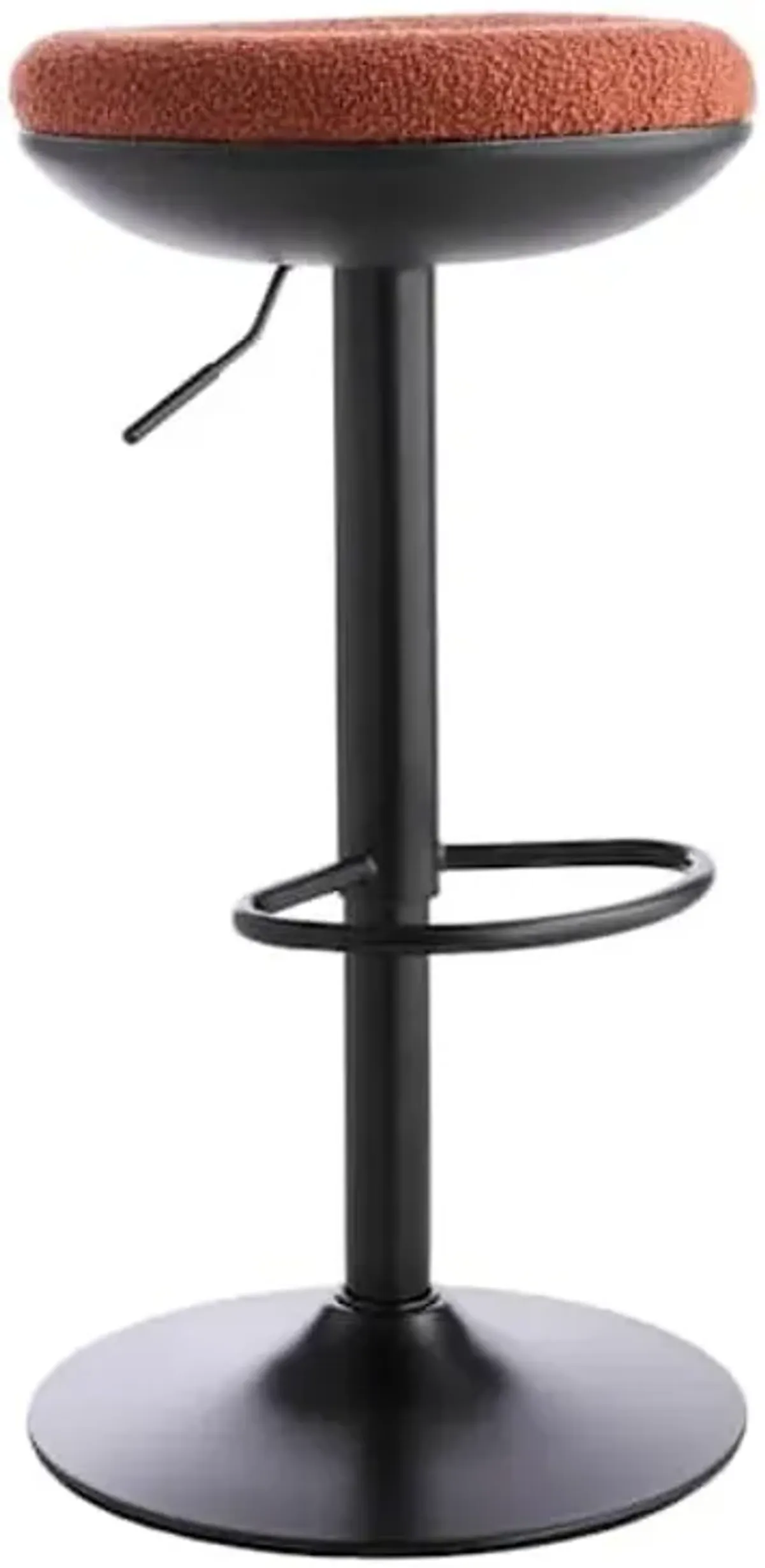 Blakely Adjustable Swivel Barstool, Rust