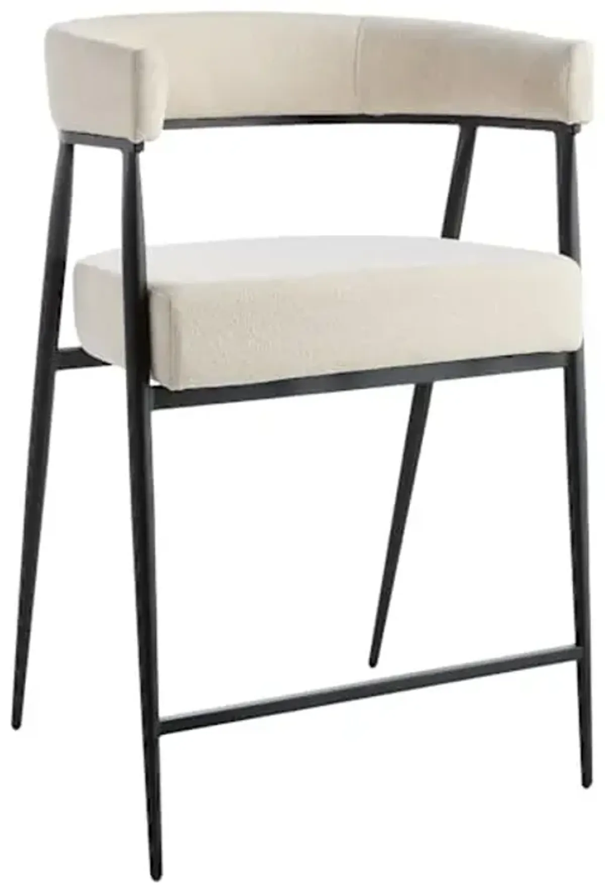 Solana  Counter Stool, Ivory