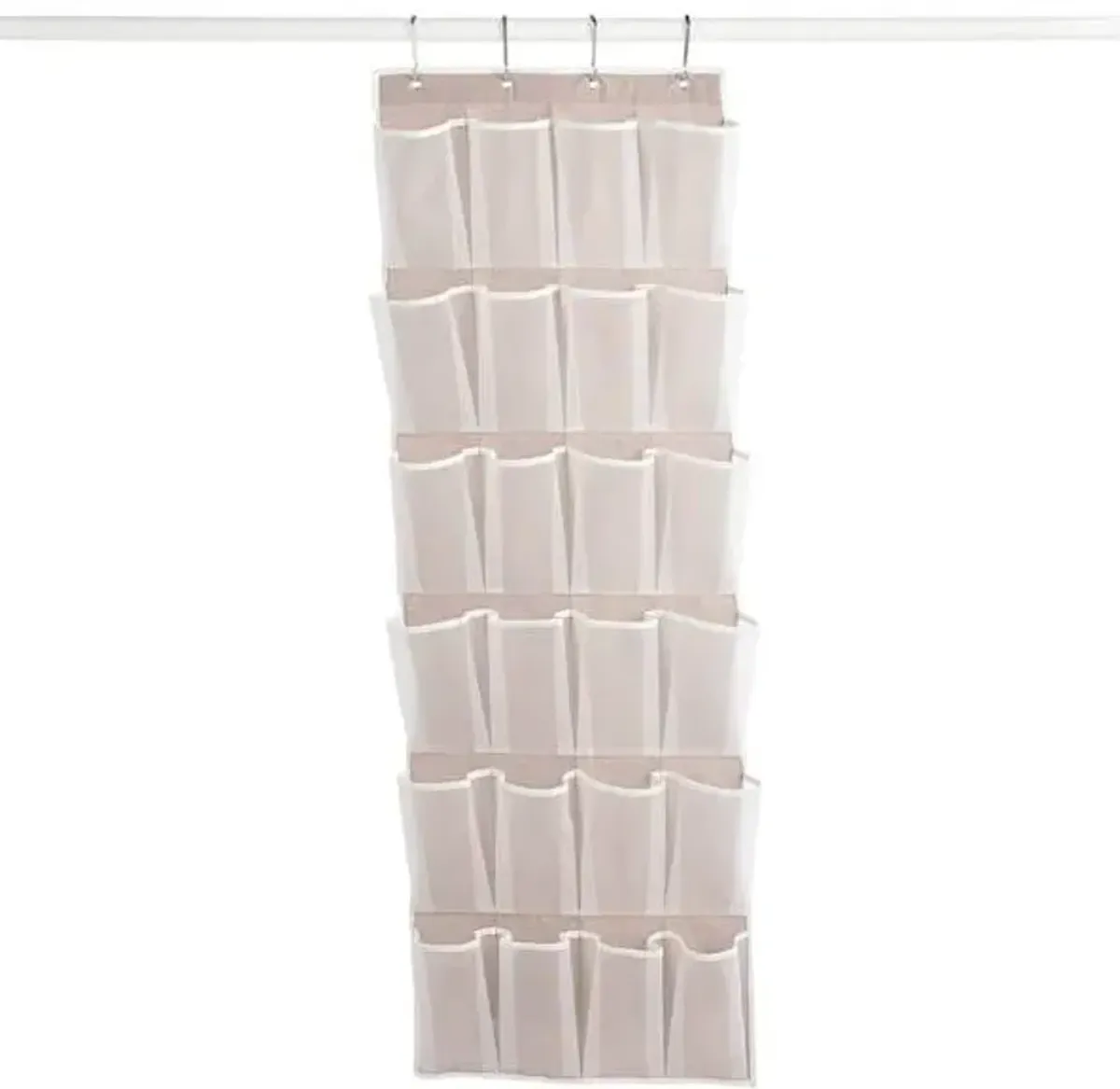 24-Pocket Hanging Closet Organizer