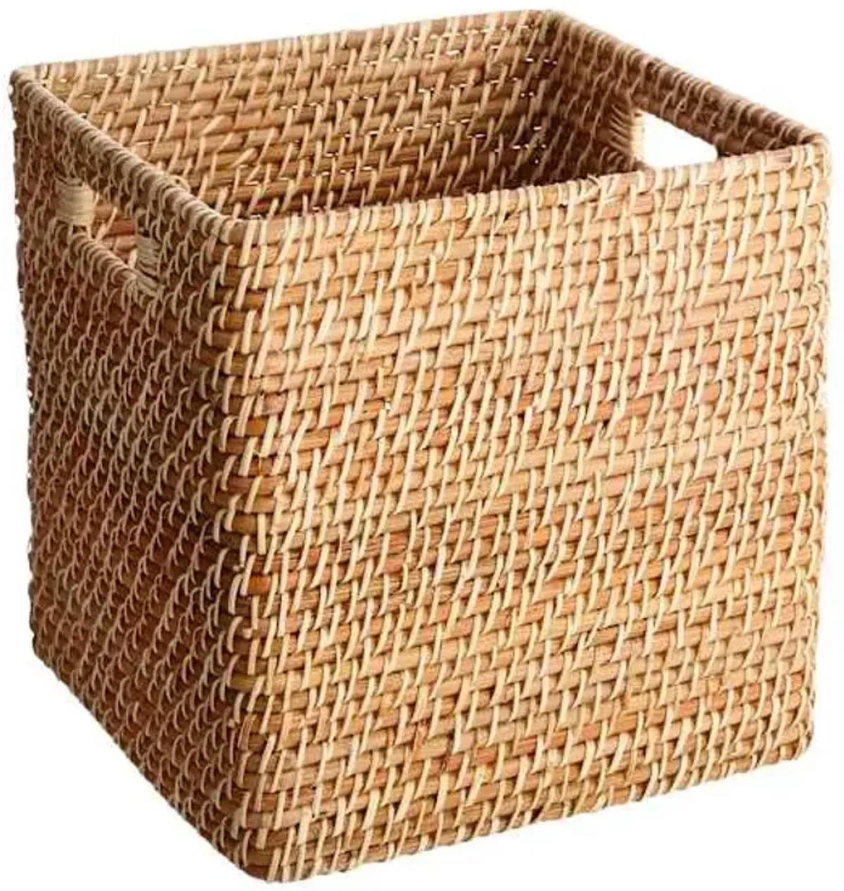 Rattan Modular Storage Cube, 13"