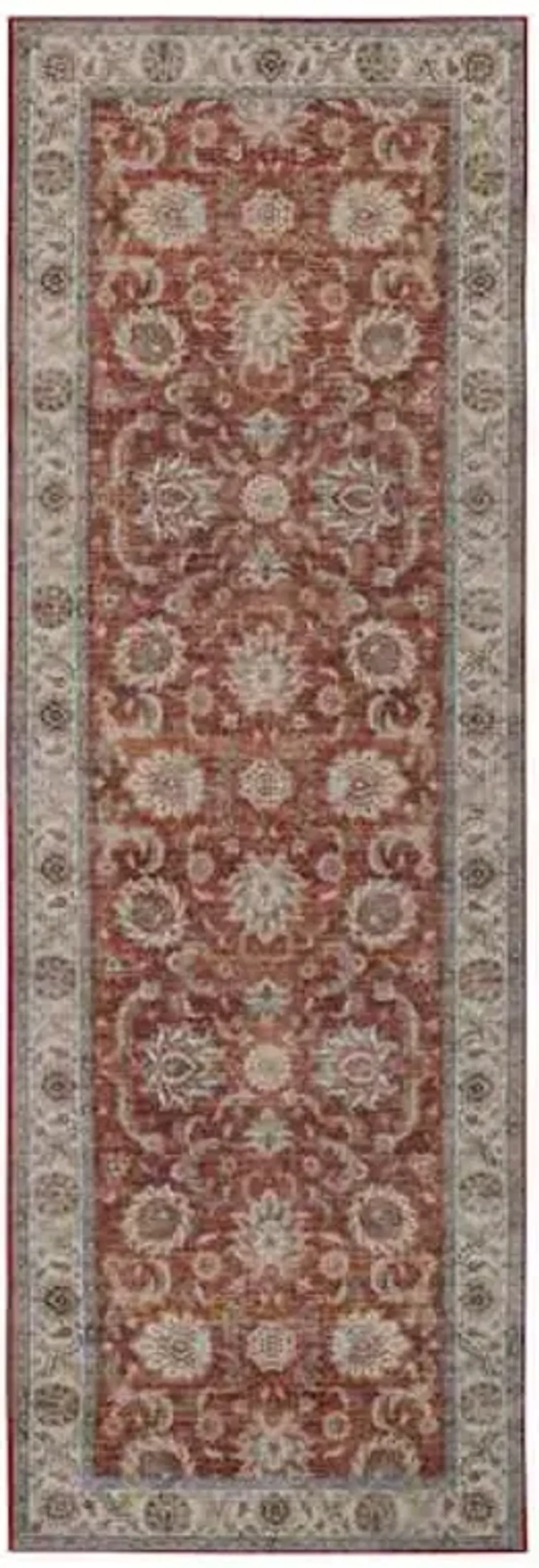 Rust Dove All Over Border Runner, 2x6