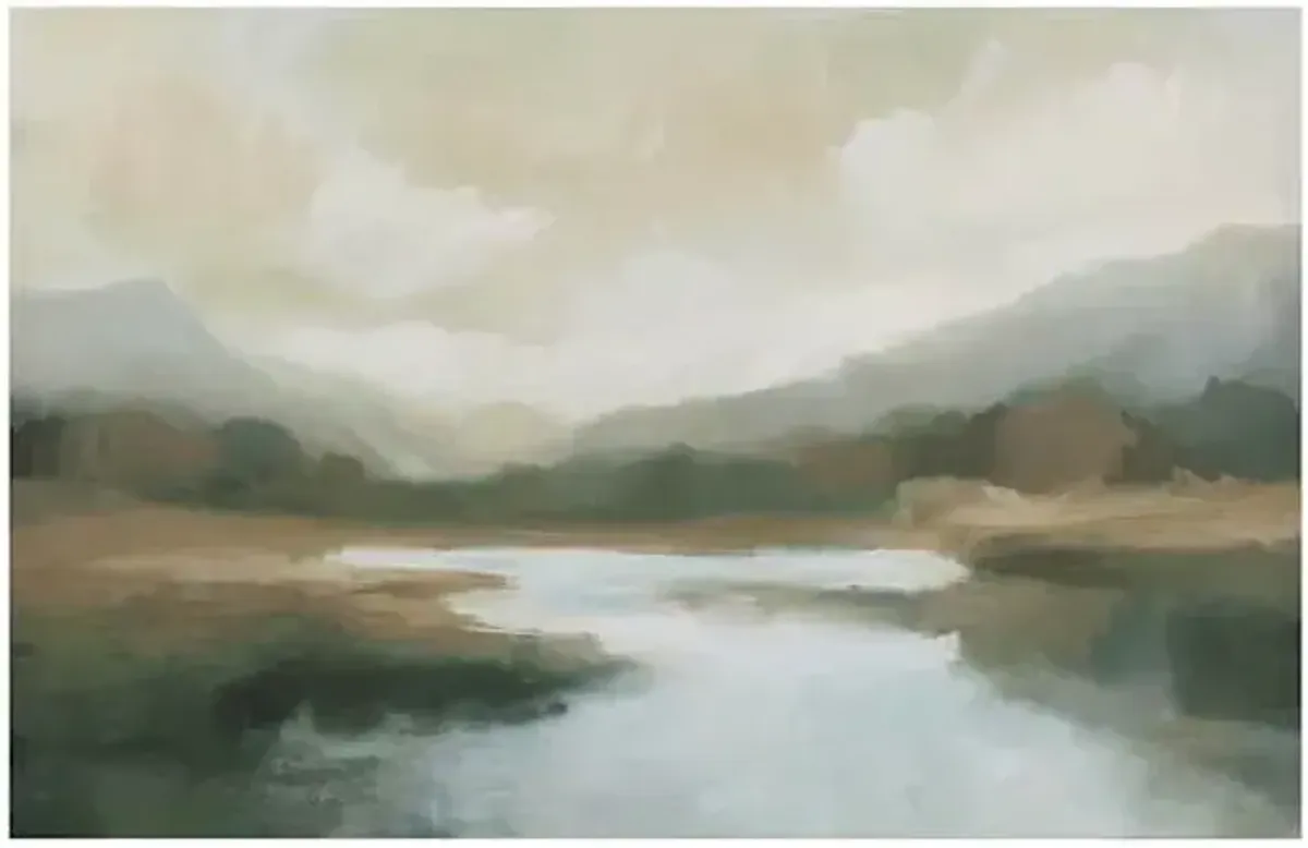 Moutain Stream Canvas Wall Art, 70x45