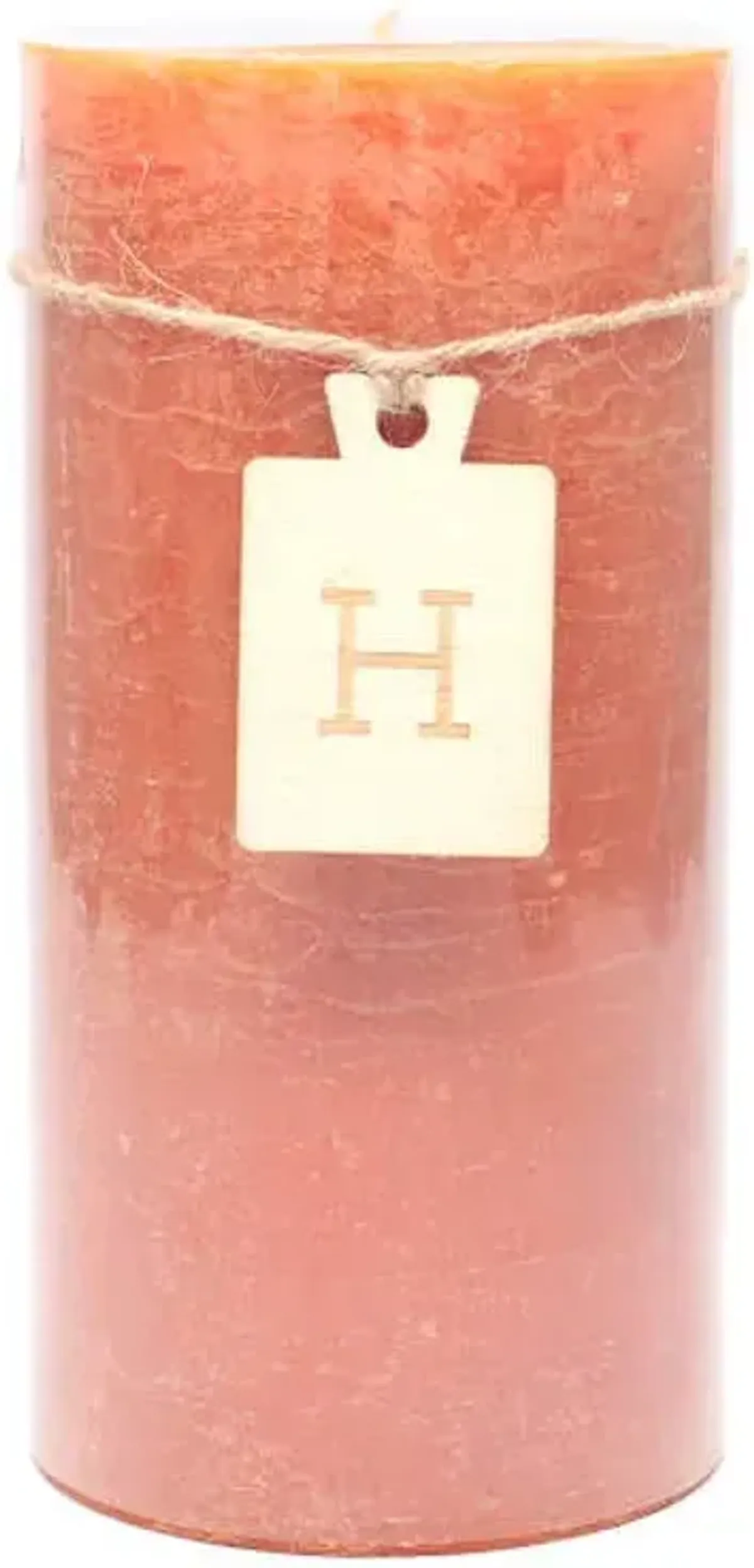 Orange Unscented Pillar Candle, 3x6