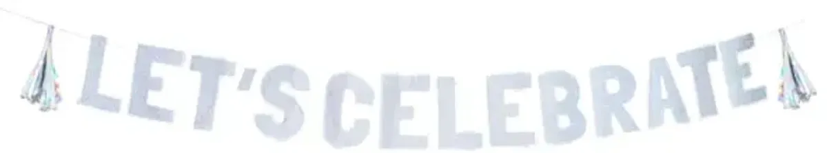 Let's Celebrate Paper Banner