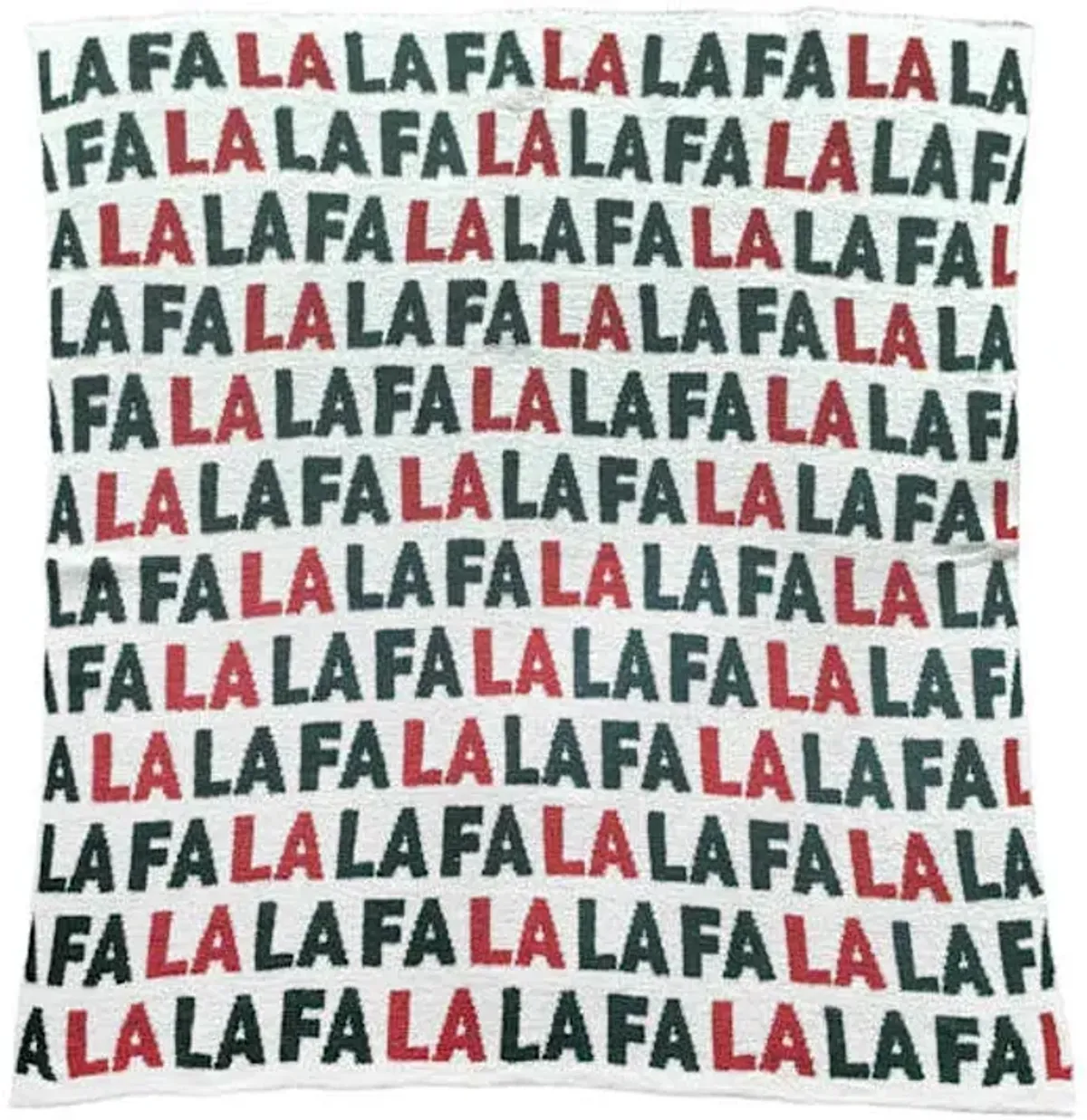 Fa La La Cozy Knit Throw Blanket, 50x60