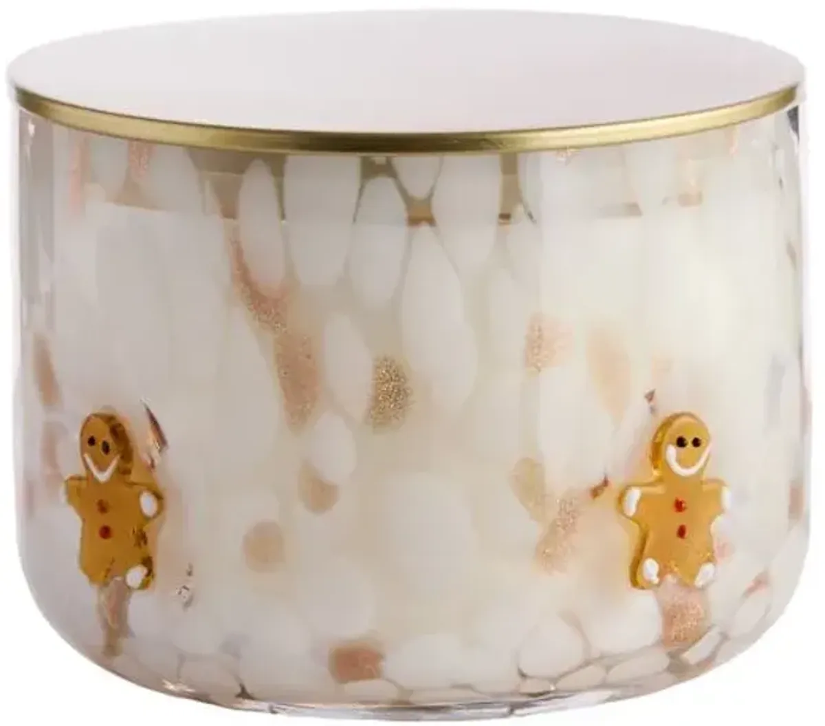 Gilded Gingerbread Scented Icon Candle, 12oz