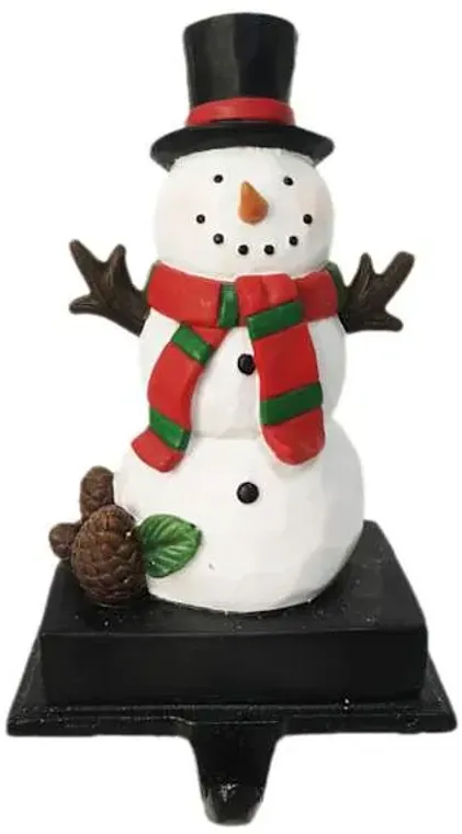 Snowman Stocking Holder, 6.3"