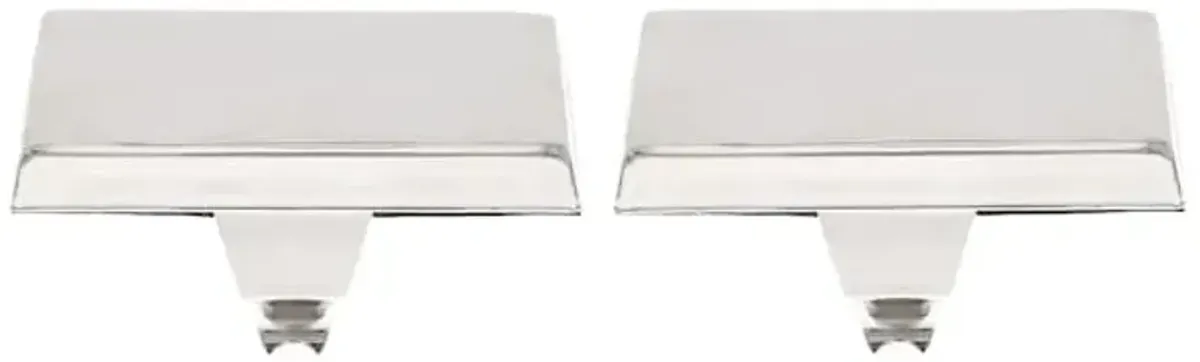 Silver Flat-Topped Stocking Holder