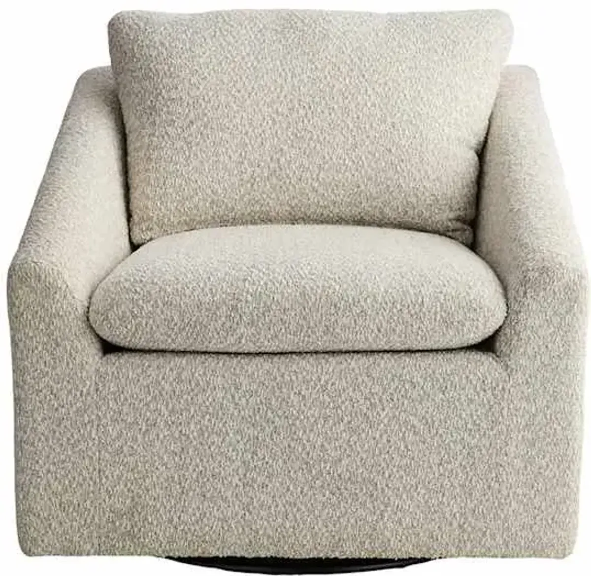 Loren Swivel Accent Chair, Stone