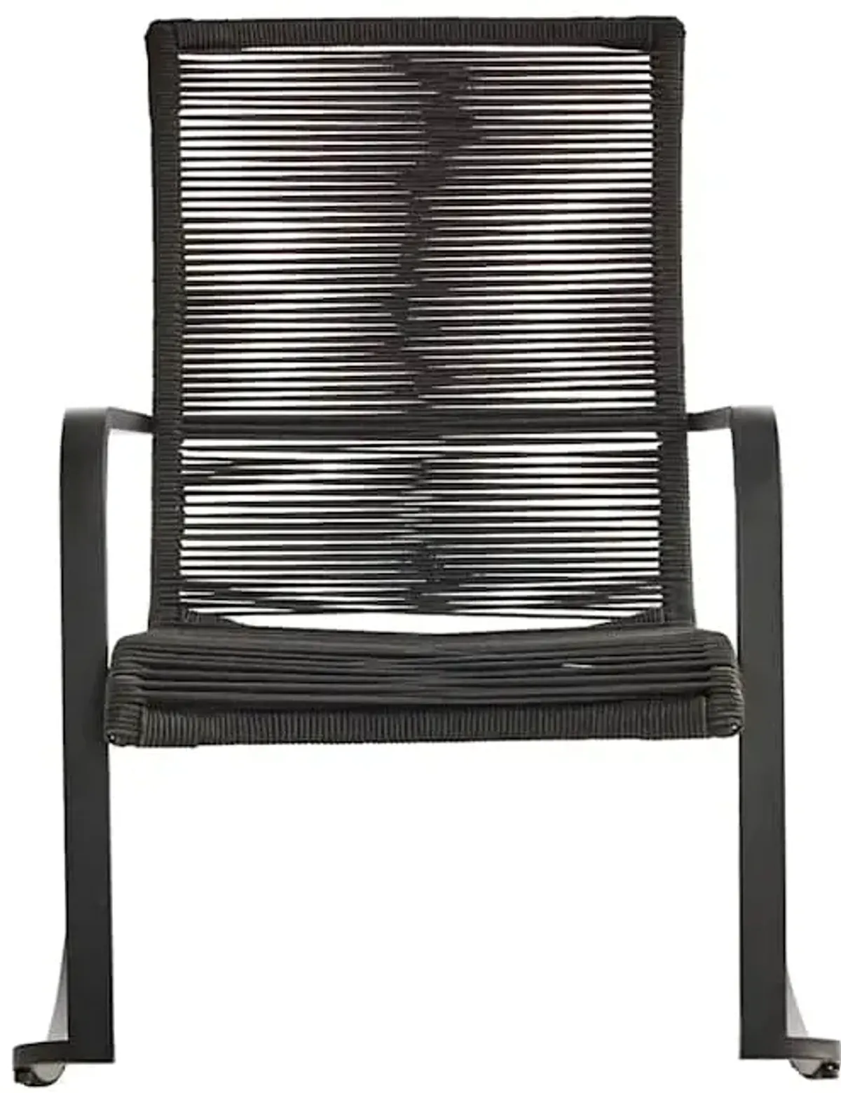 Rope Rocking Chair, Black
