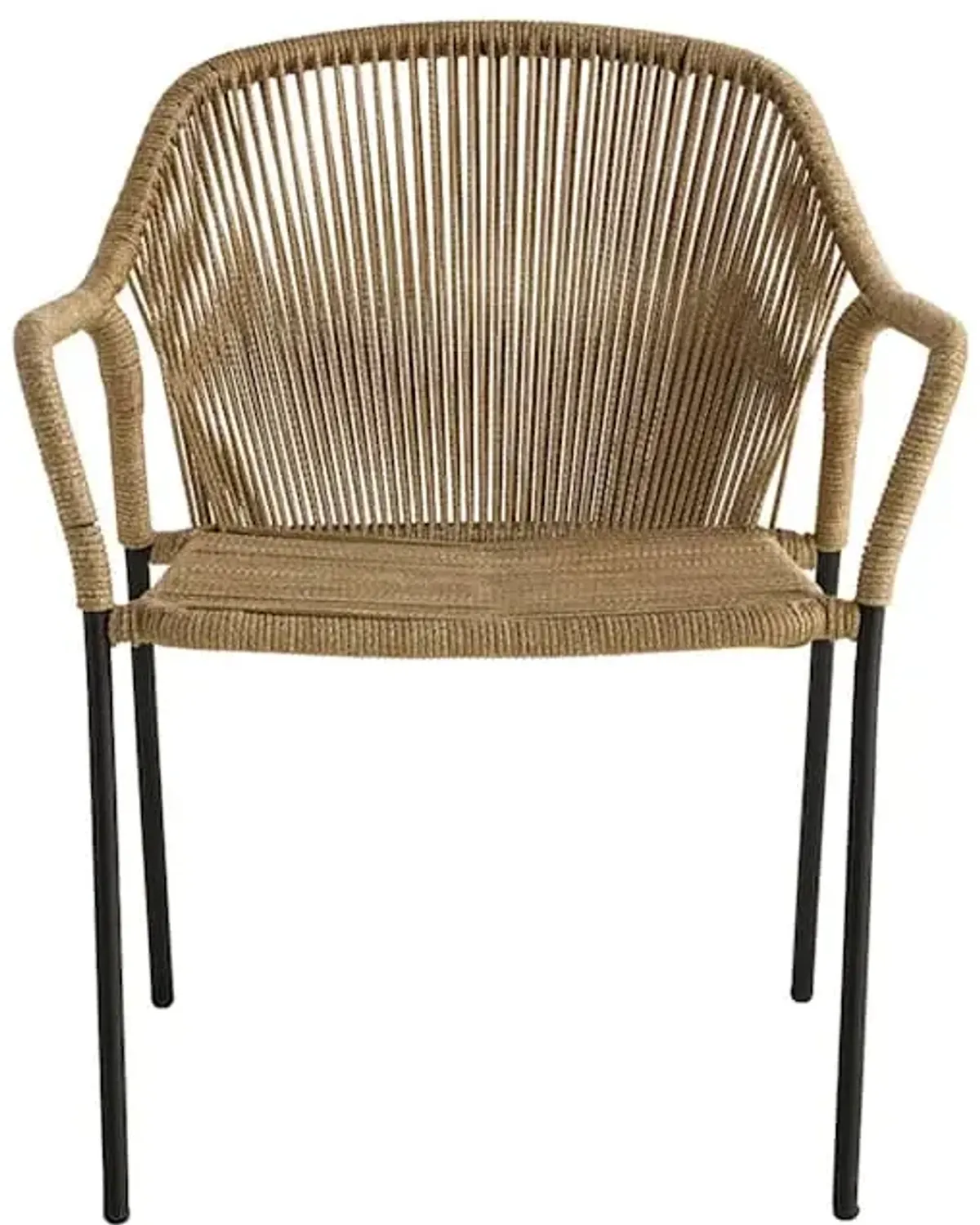 Augusta Stacking Rope Dining Chair, Natural