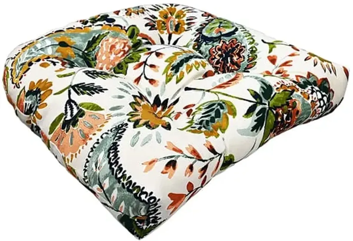 Fiona Garden Paisley Outdoor Wicker Seat Cushion