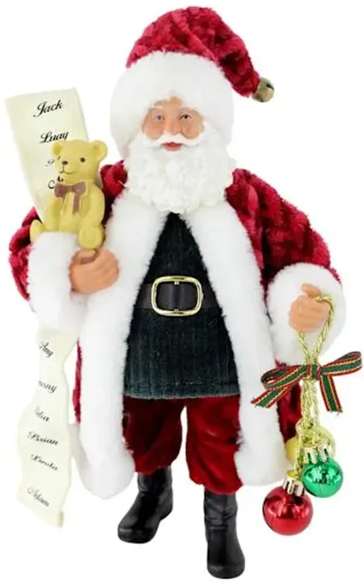 Santa with List, 11"