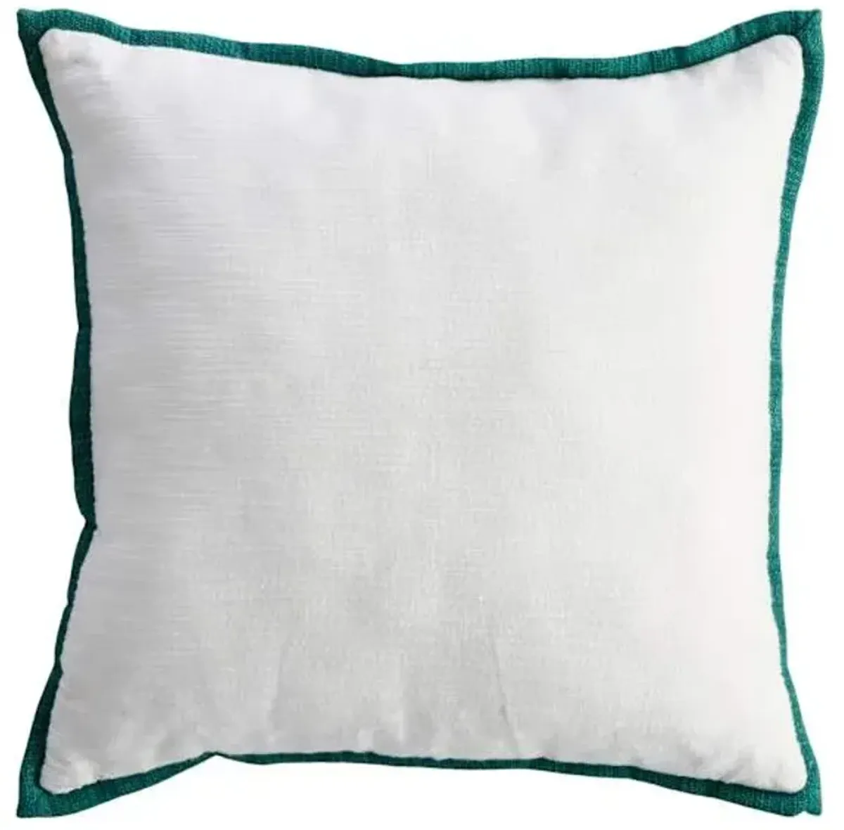 Dark Teal Oversized Outdoor Throw Pillow, 22"