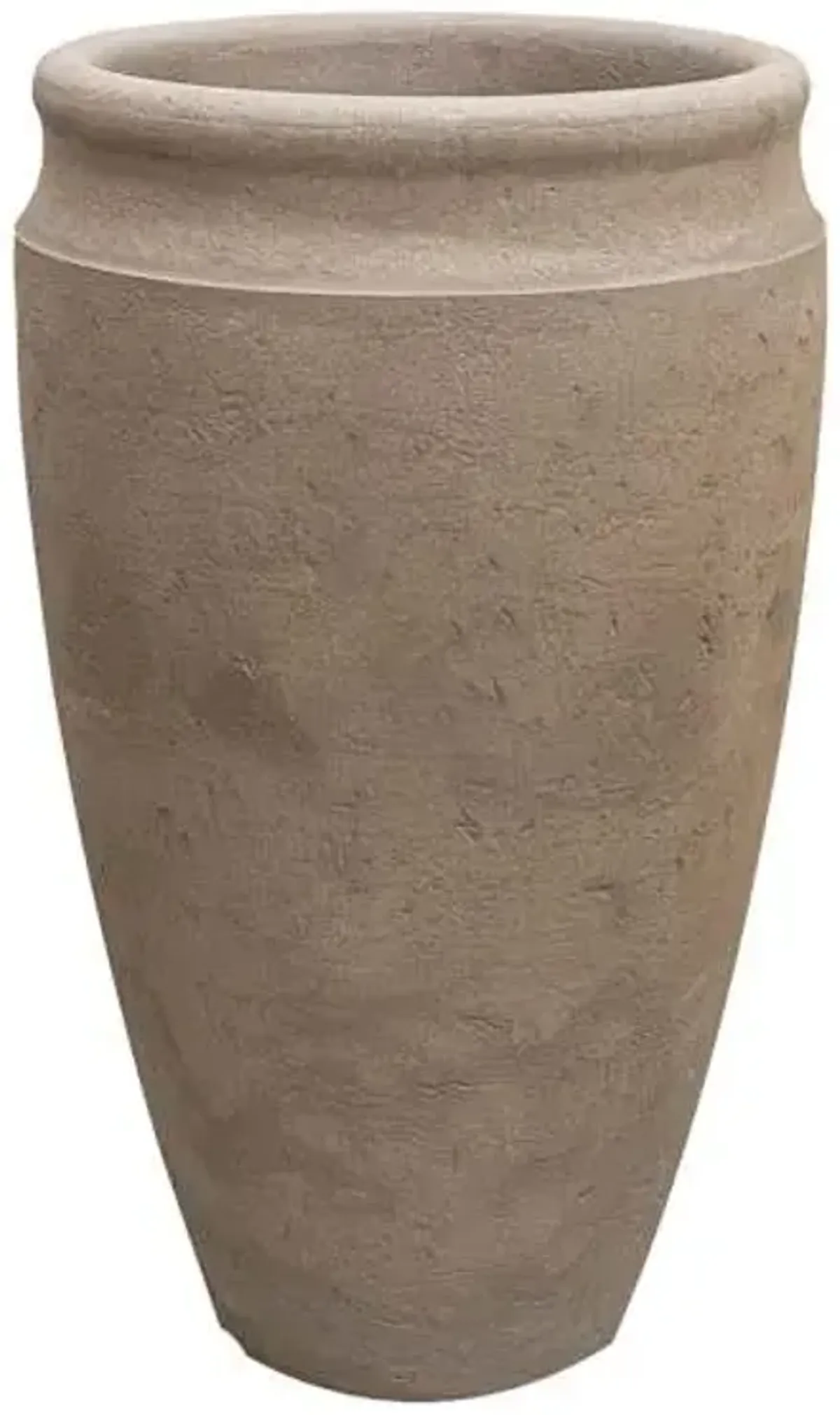 Japi Neutral Antique Tall Outdoor Planter, Small