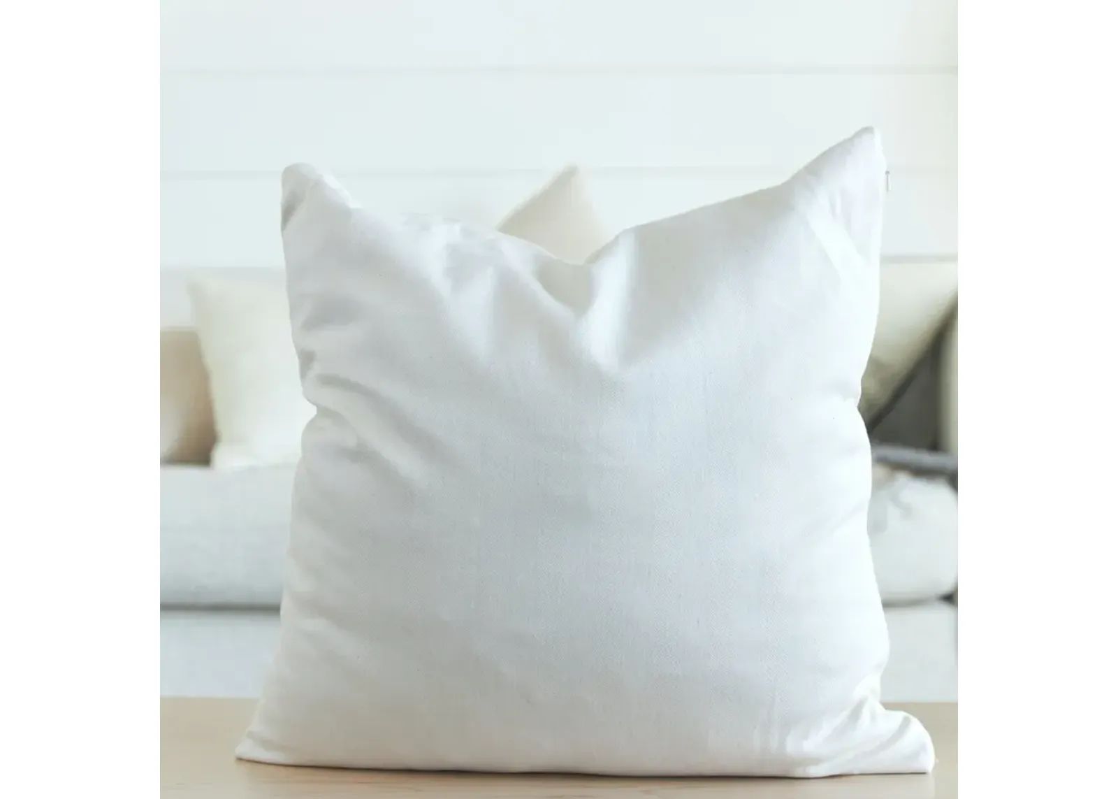 Organic Throw Pillow Insert