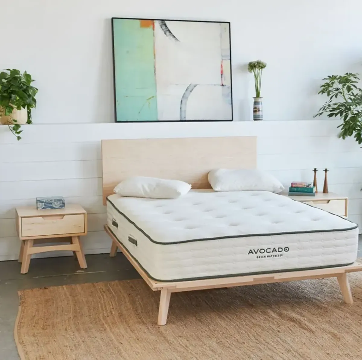 Mid-Century Modern Bed Frame