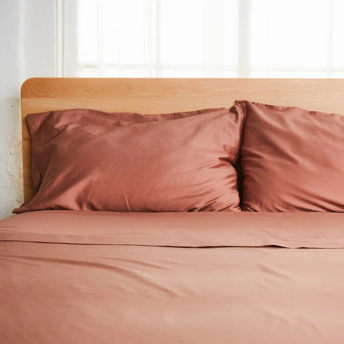 Sateen Organic Cotton Pillowcases 300TC