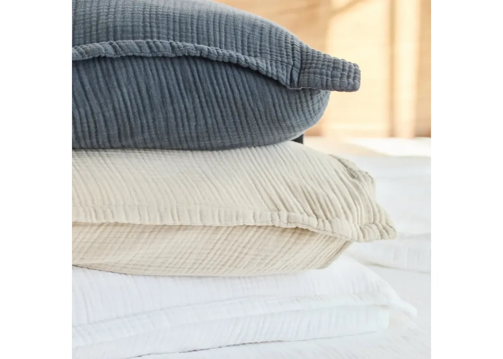 Organic Cotton Gauze Shams