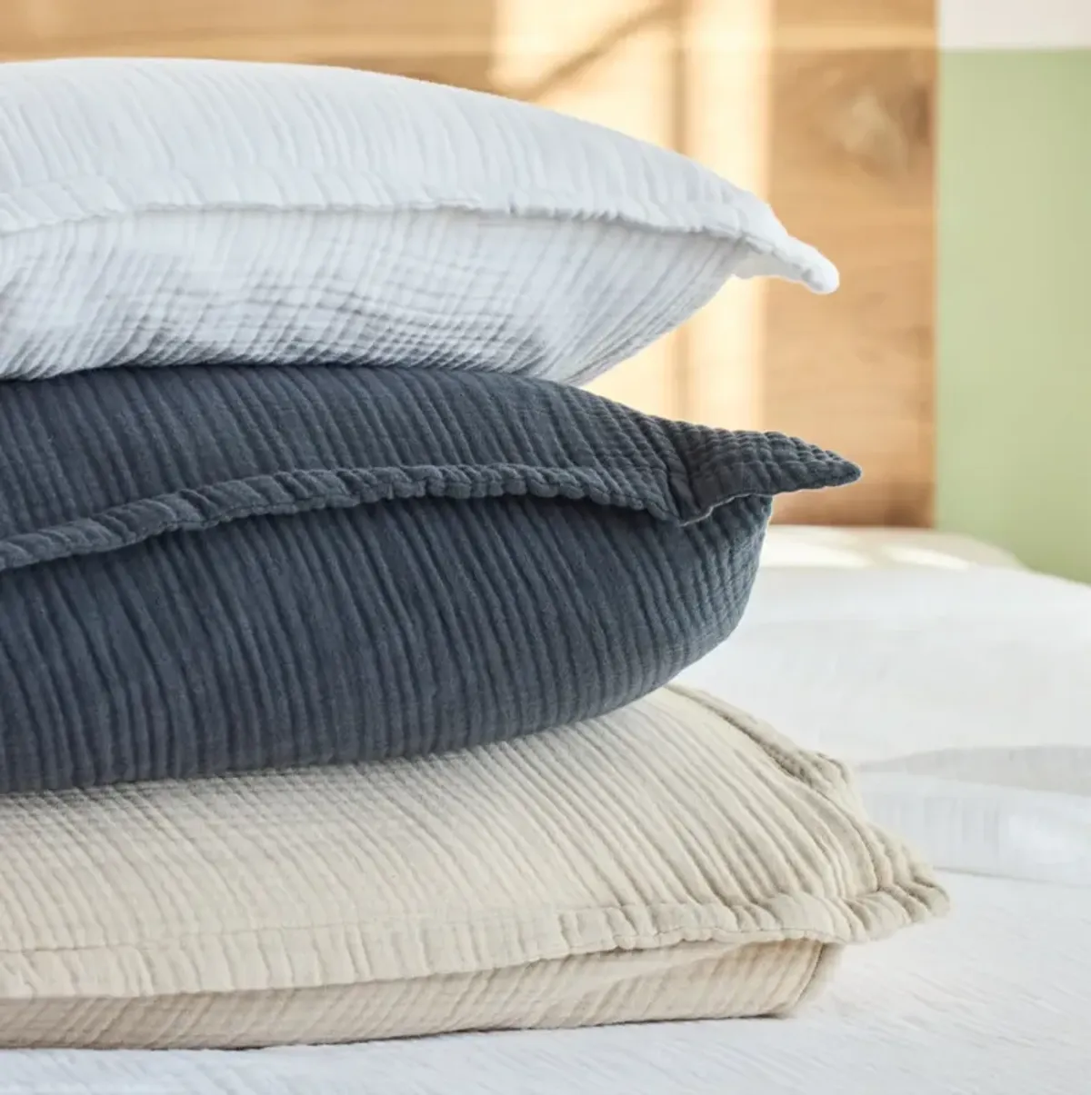 Organic Cotton Gauze Shams