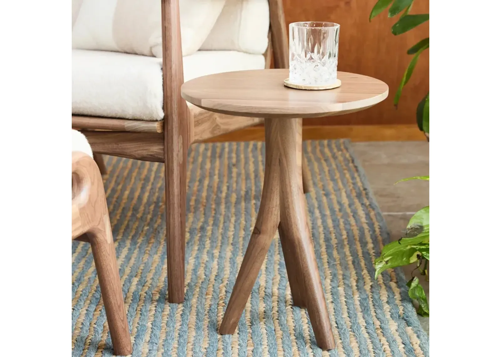 Wood Side Table