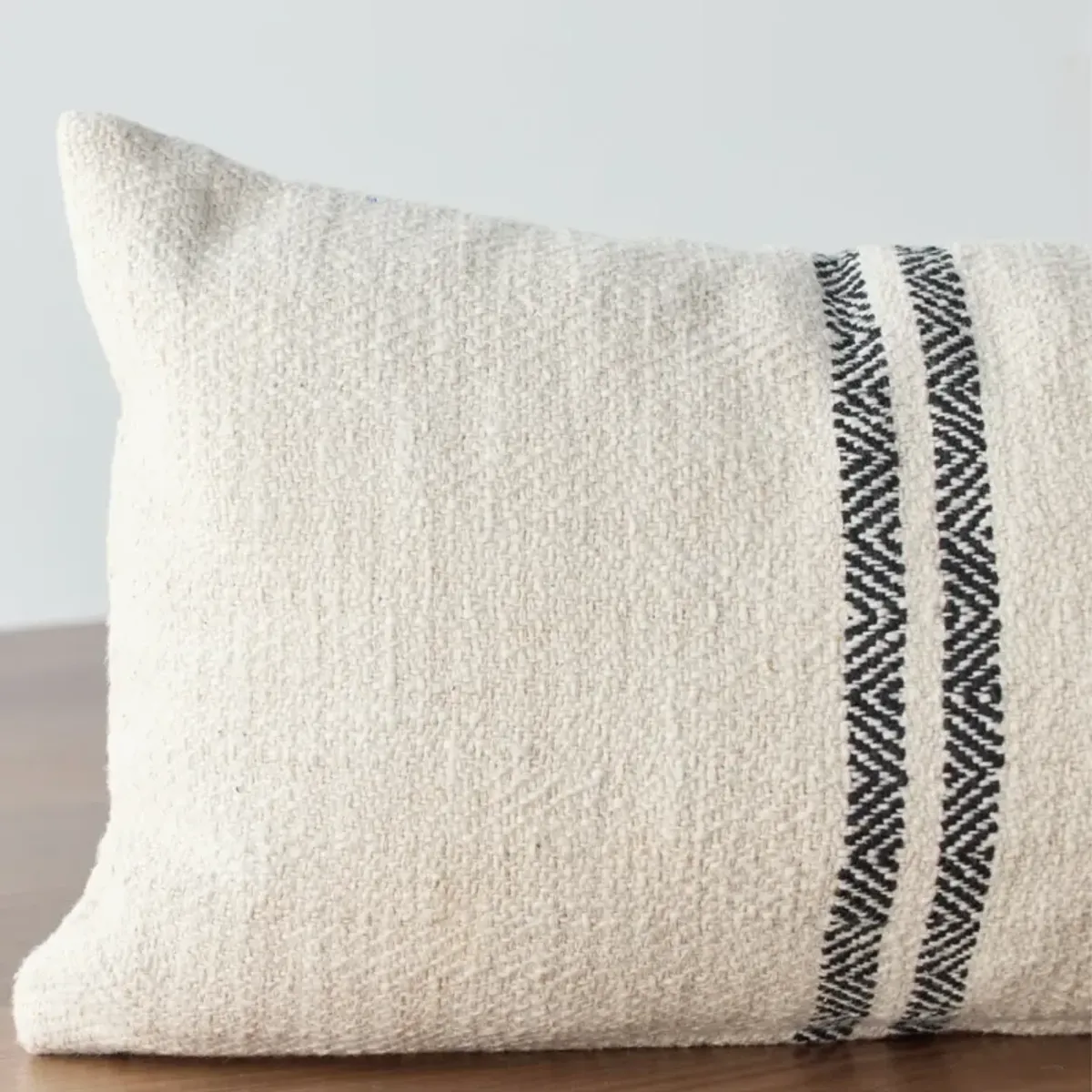 Striped Mosaic Throw Pillow Cover