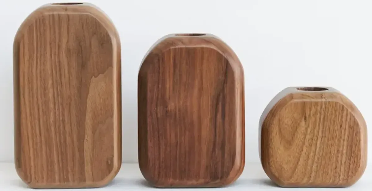 Zero Waste Wood Vases