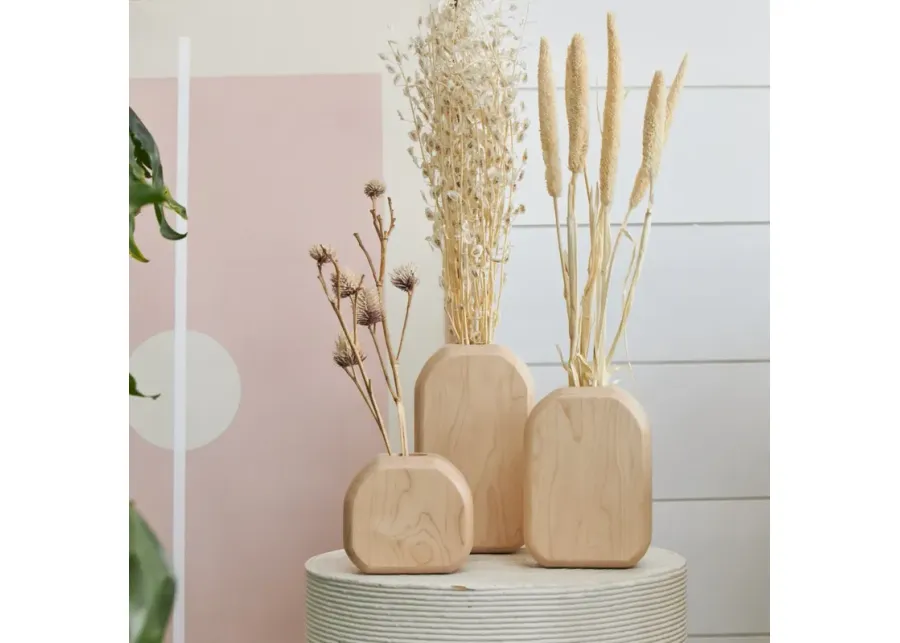 Zero Waste Wood Vases