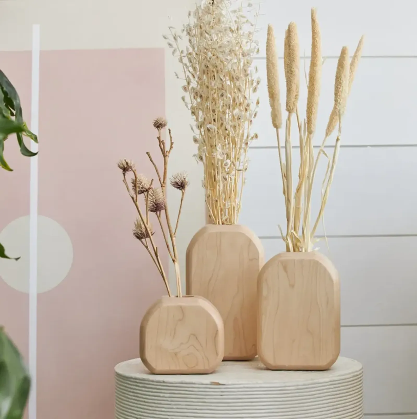 Zero Waste Wood Vases