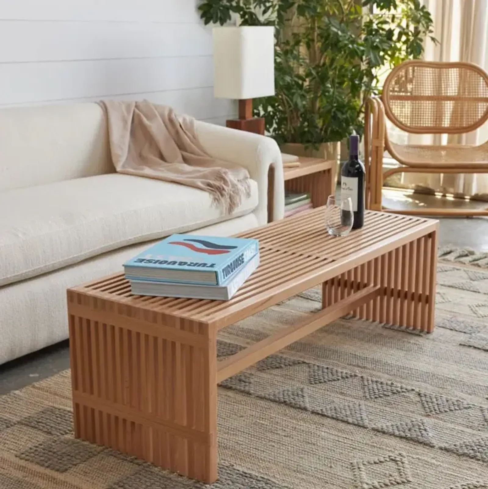 Zero Waste Slatted Bench