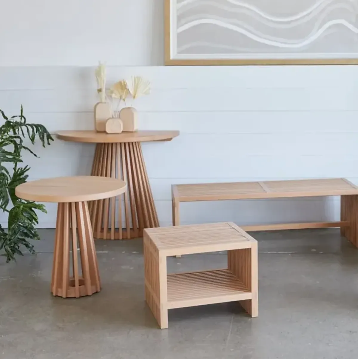 Zero Waste Slatted Bench