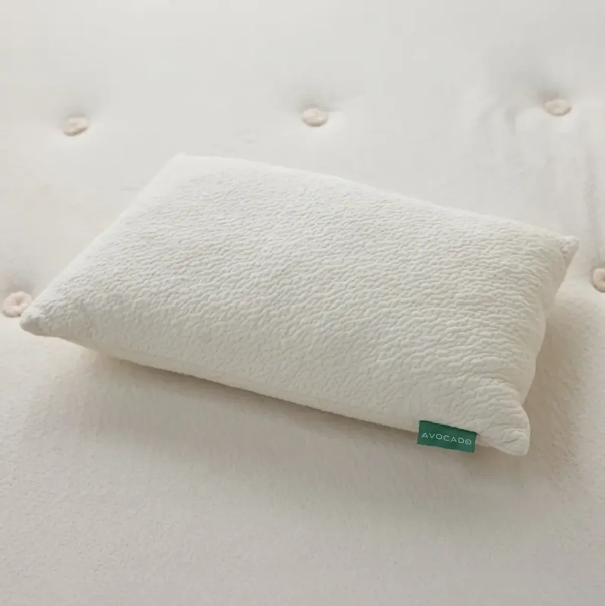 Avocado Organic Pillow with Natural Latex and Kapok Fill