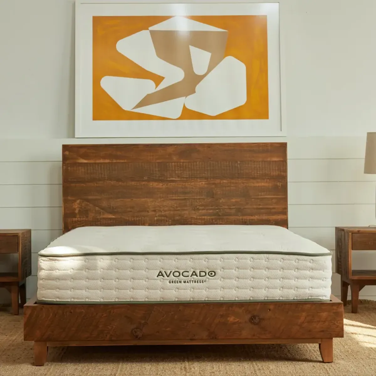 Natural Wood Bed Frame