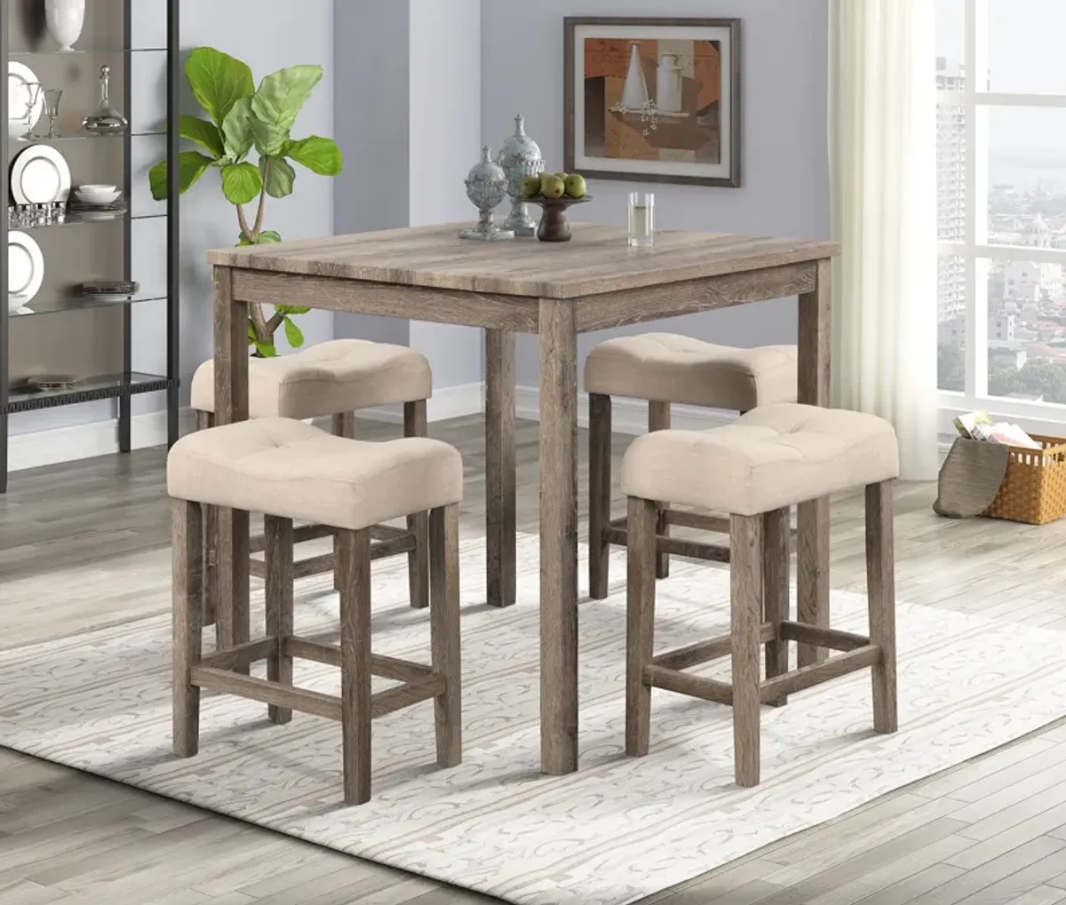 5 PIECE DINING ROOM SET