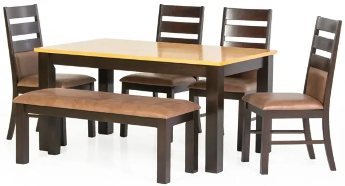 6 PIECE DINING ROOM SET