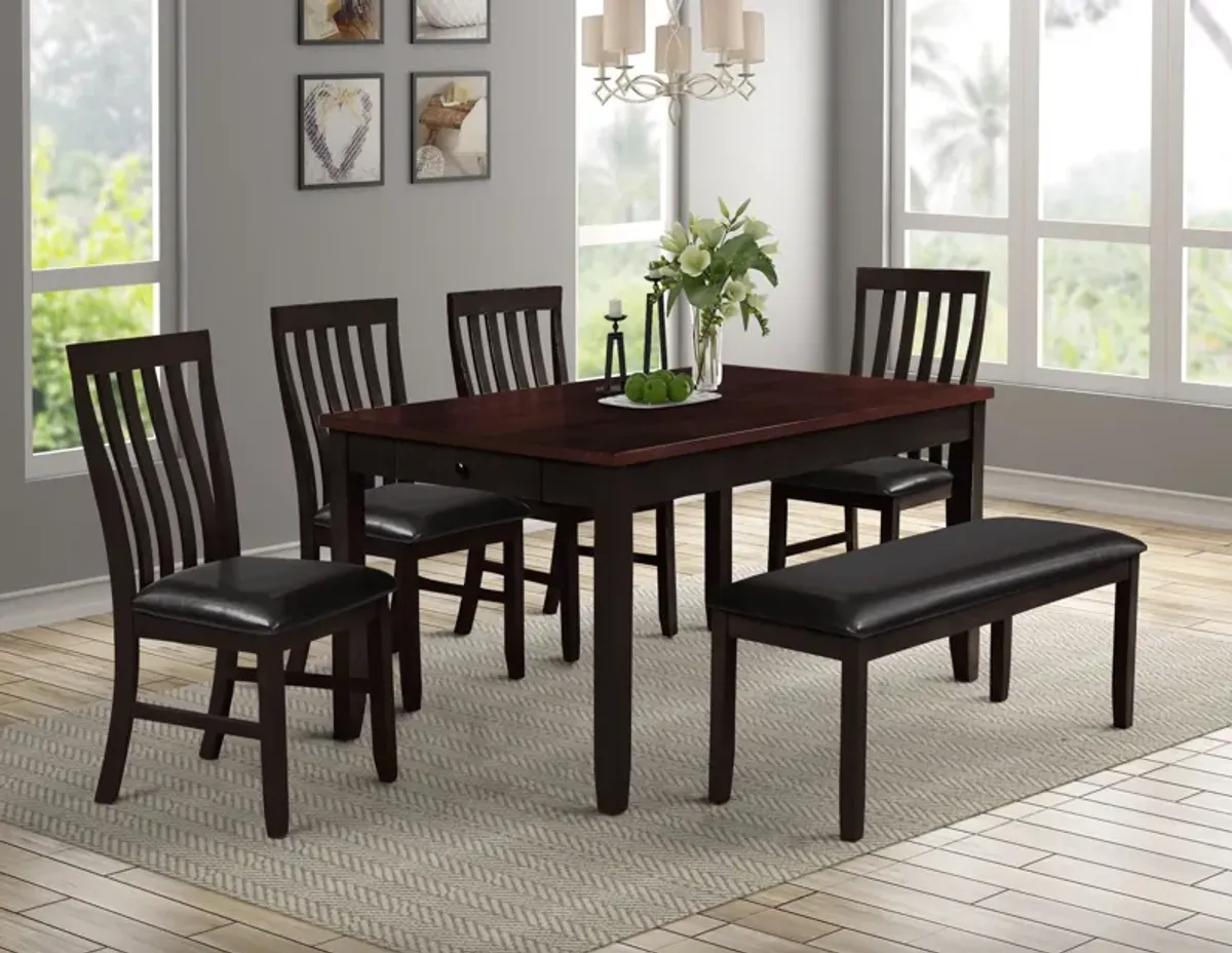 6 PIECE DINING ROOM SET