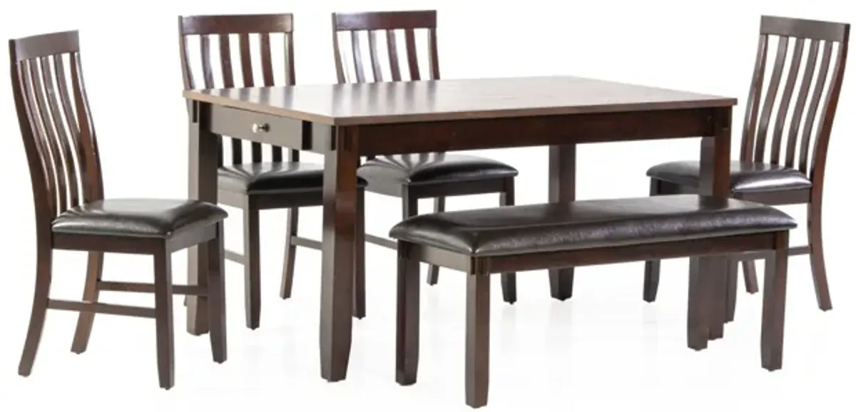 6 PIECE DINING ROOM SET