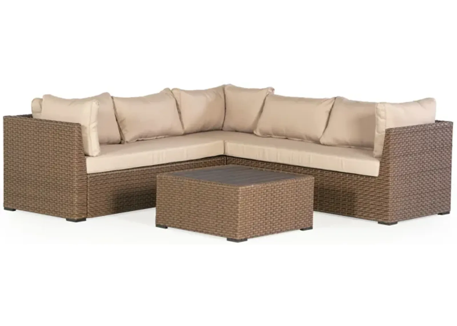 4 PIECE OUTDOOR SECTIONAL SET