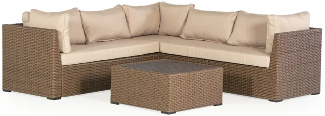 4 PIECE OUTDOOR SECTIONAL SET