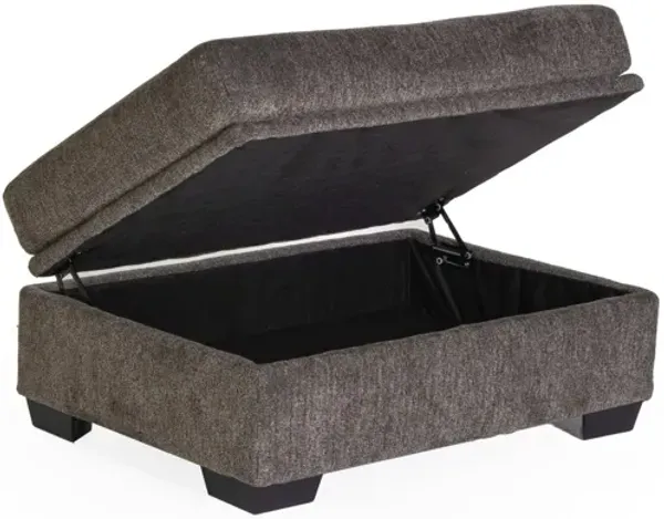 Ottoman - BAILEY CHARCOAL