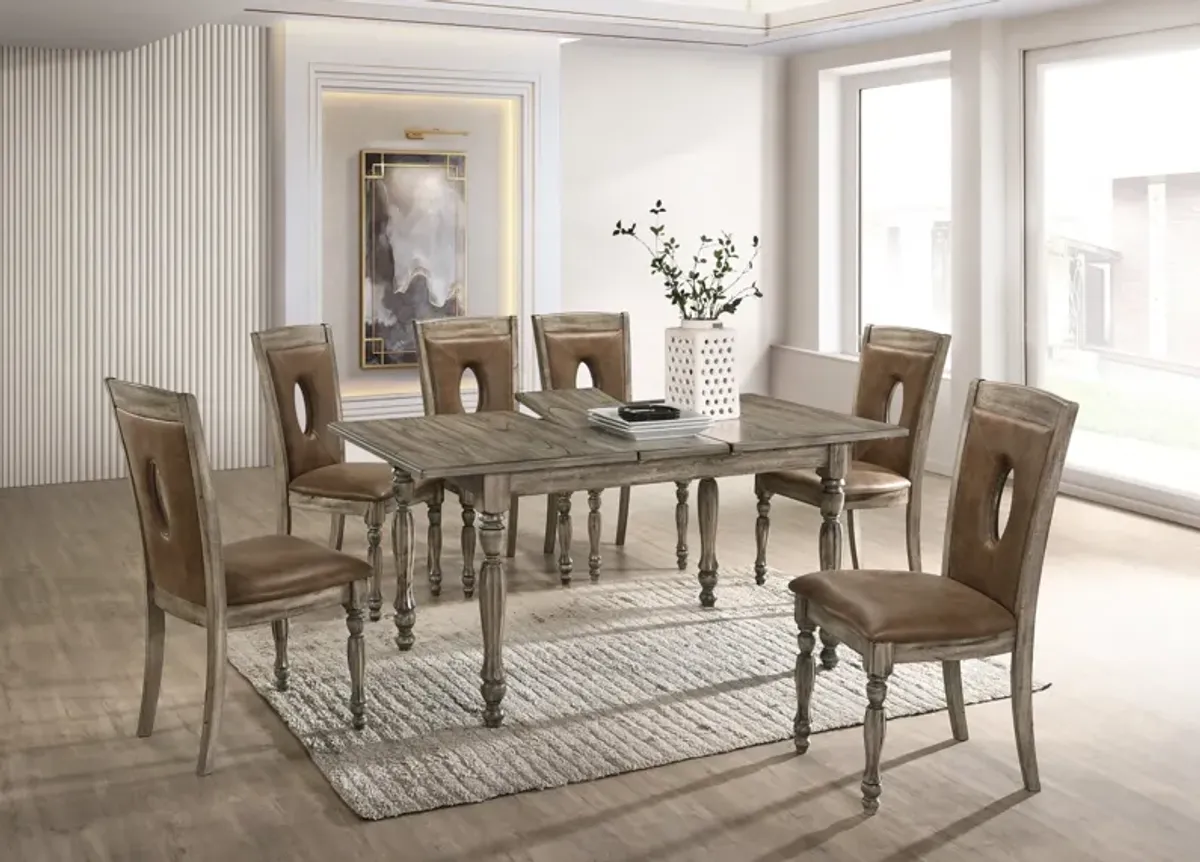 7 PIECE DINING SET