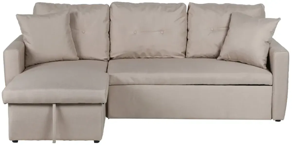 REVERSIBLE SLEEPER SECTIONAL