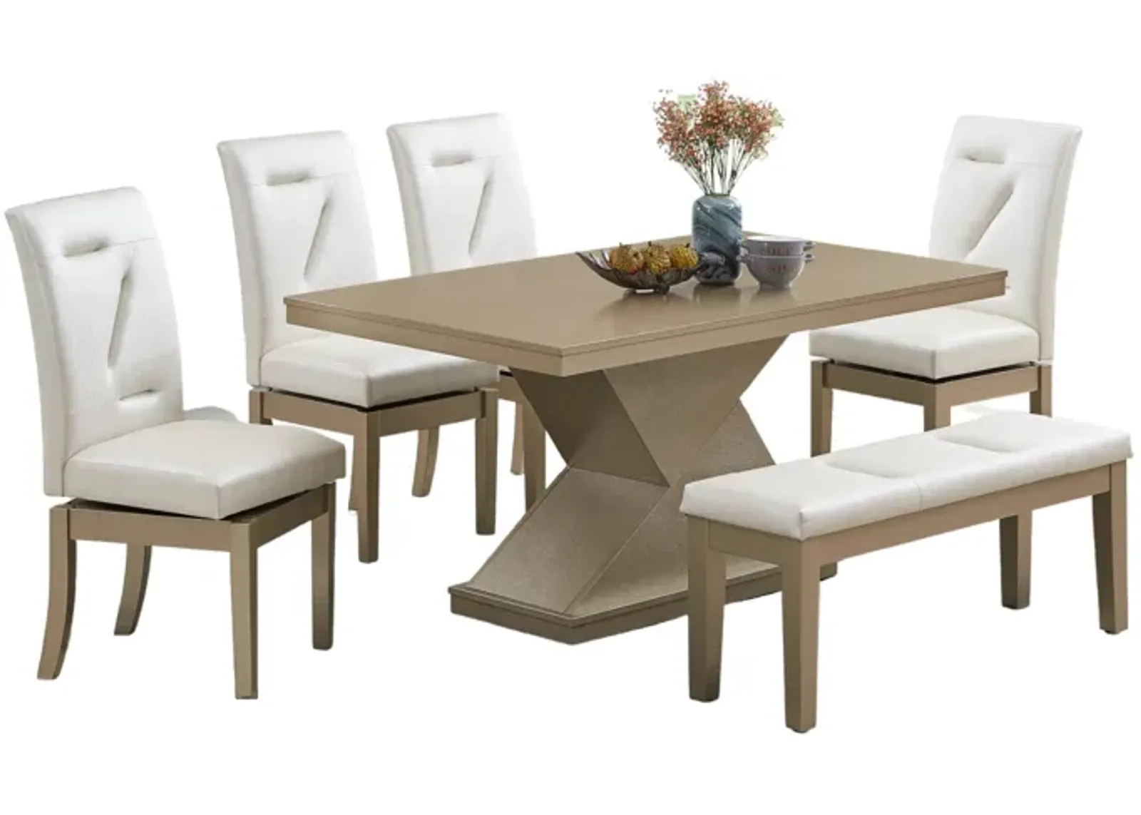 6 PIECE DINING ROOM SET