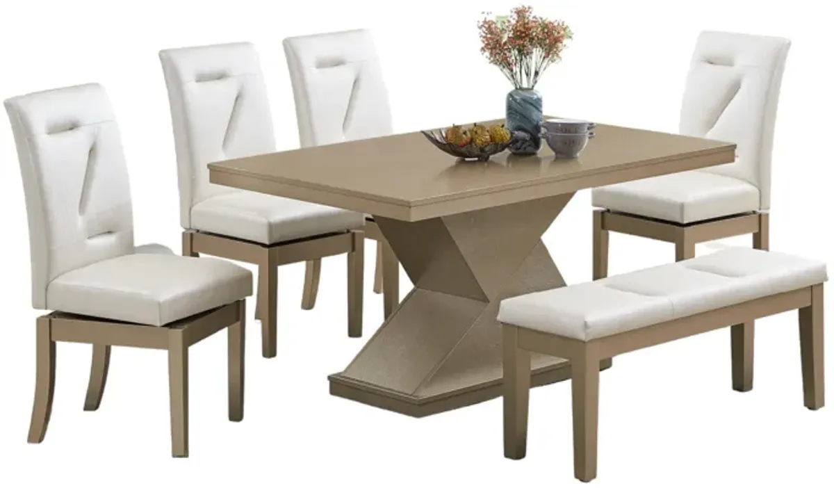 6 PIECE DINING ROOM SET