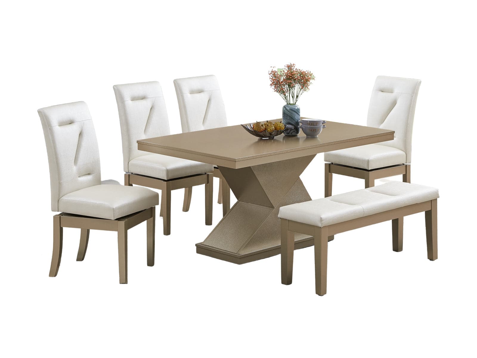 6 PIECE DINING ROOM SET