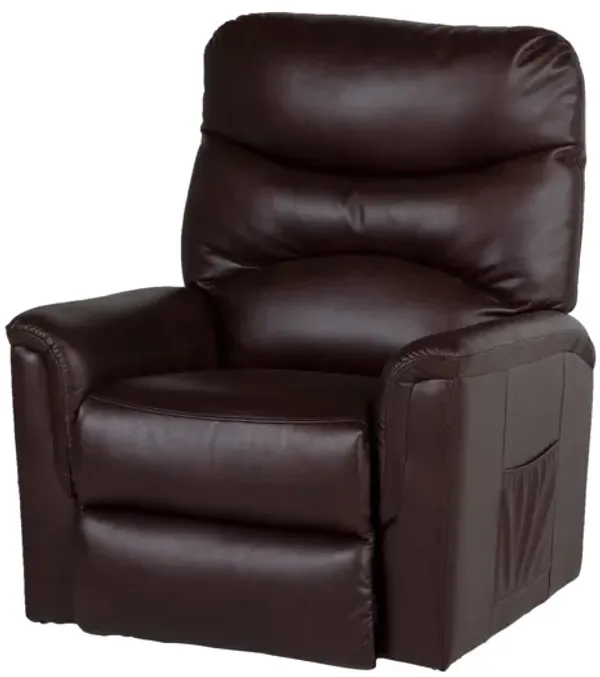 Brown Power Lift Assist Recliner